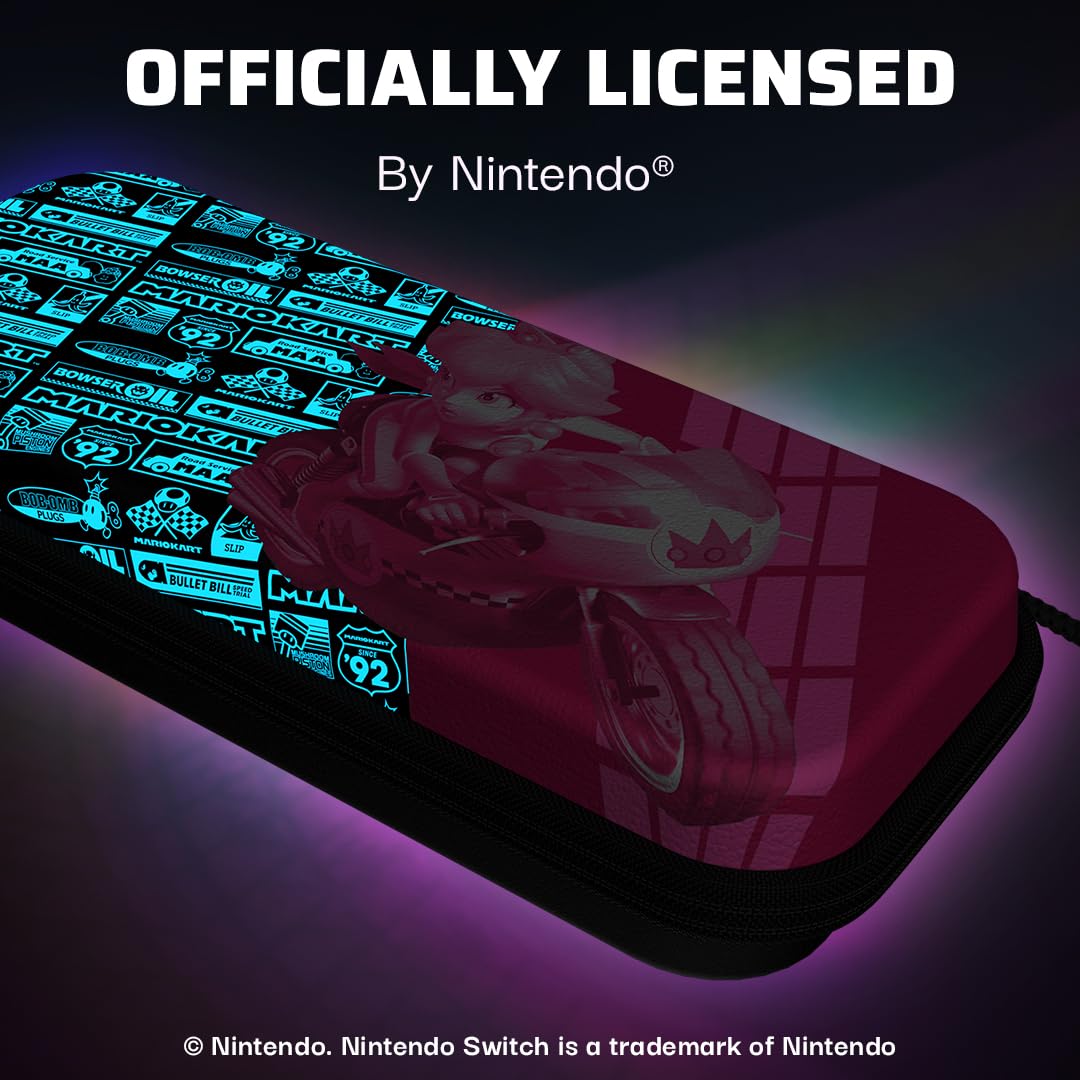 Funda Pdp Travel Case Plus Glow Grand Prix Peach ( NINTENDO SWITCH - ) - Edición Peach Funda Pdp Travel Case Plus Glow Grand Prix Peach ( NINTENDO SWITCH - ) - Edición Peach